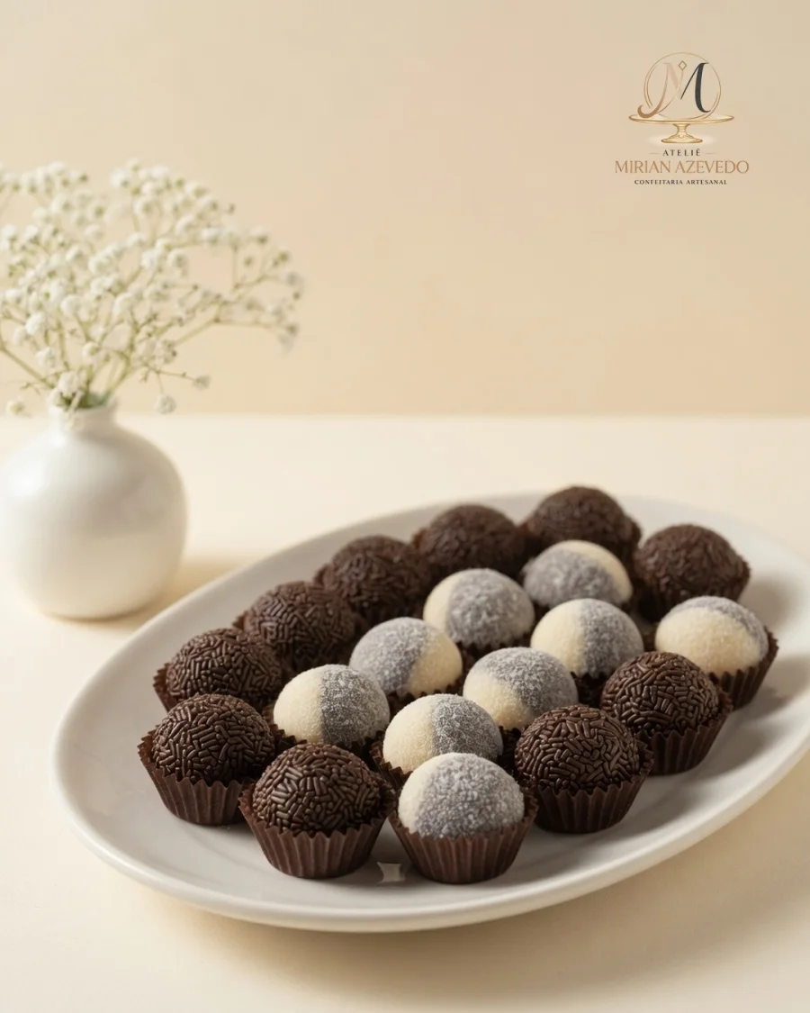 Caixa de brigadeiros variados