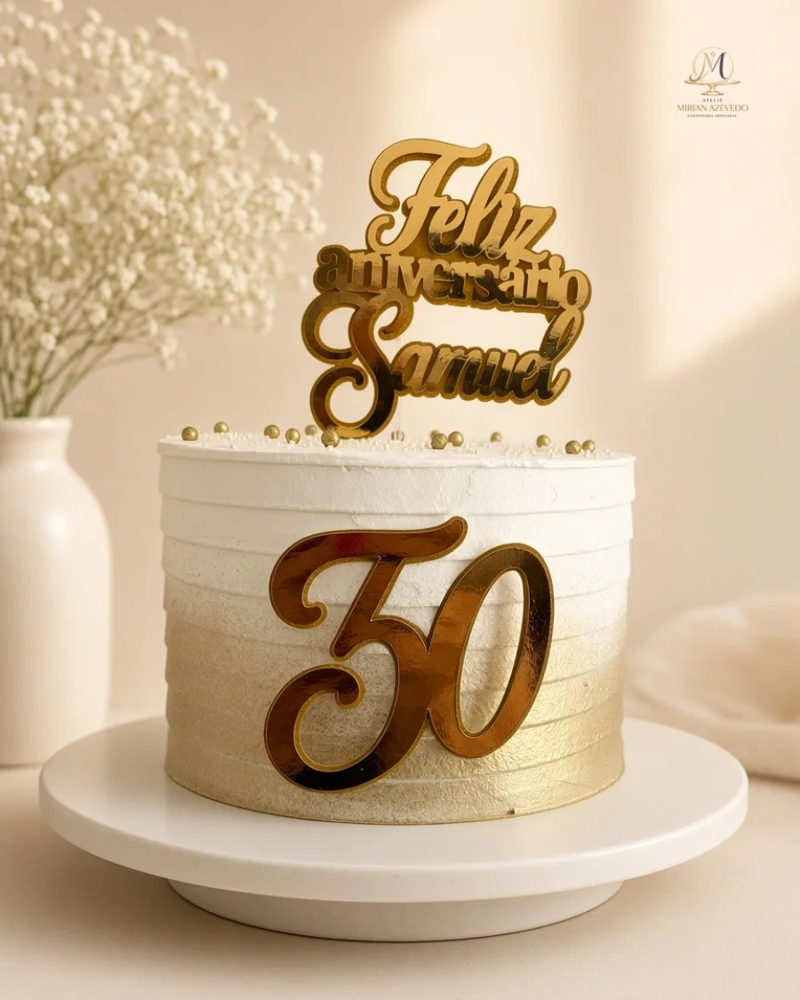 Bolo de 50 anos